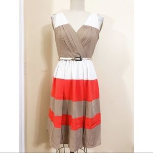 Eliza J Color Block Dress
